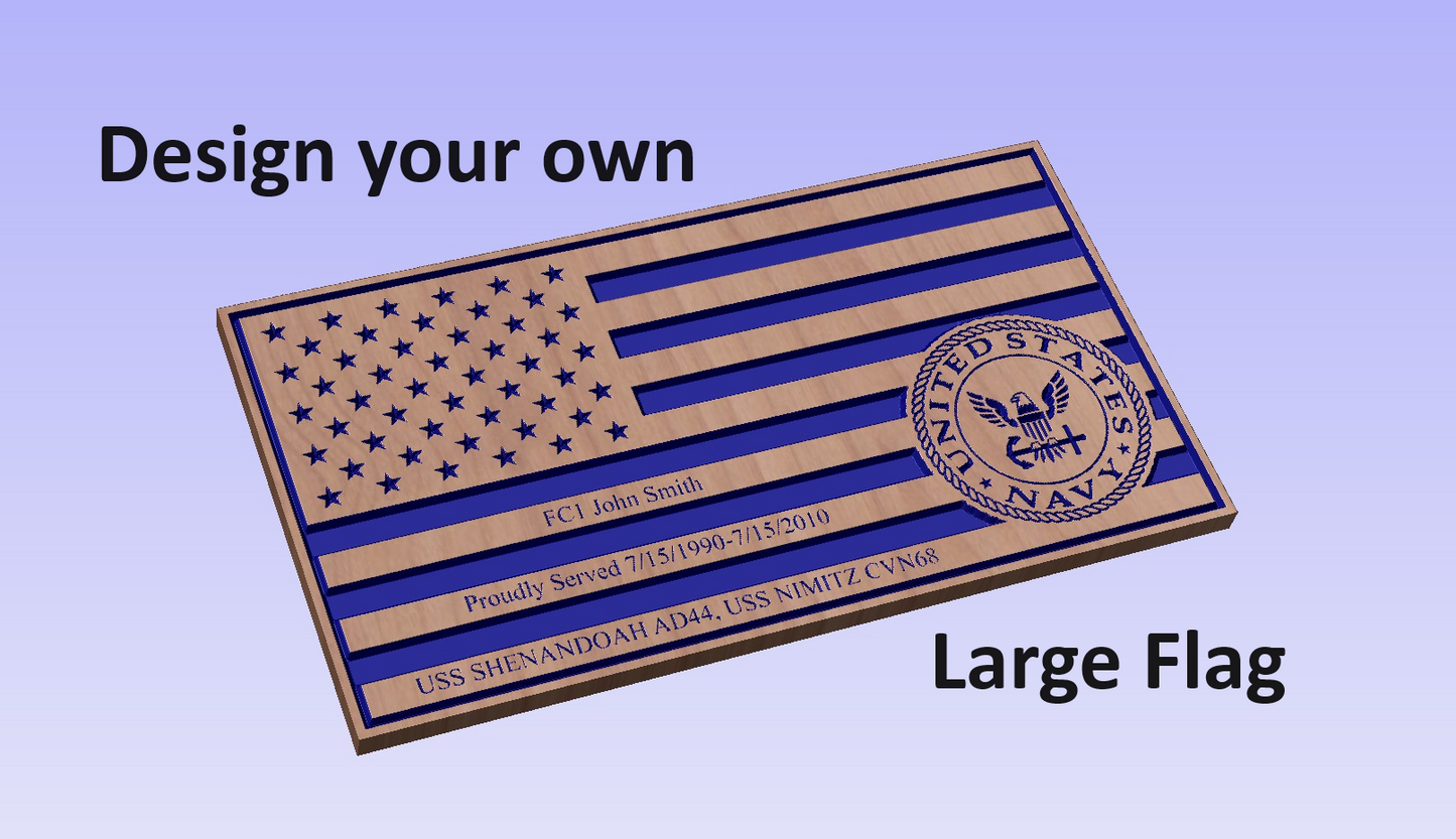 Custom 12x23 Large Flag